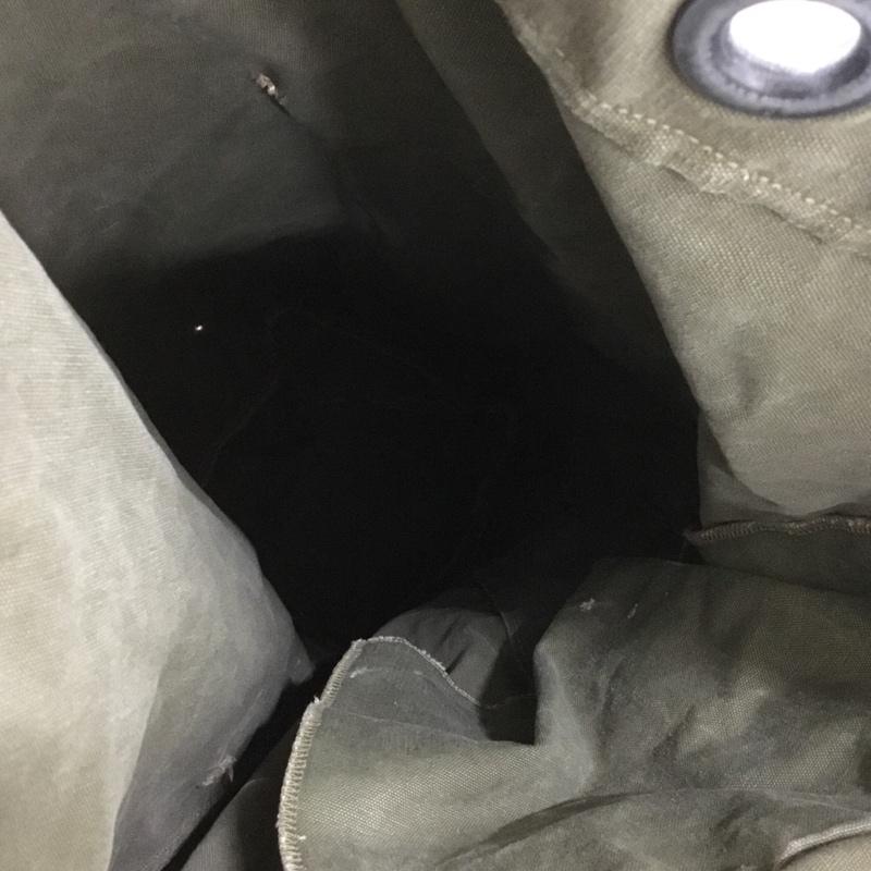 古着 USED バッグ バッグ ミリタリーバッグ ランドリーバッグ ロゴ、文字 カーキ / カーキ /  メンズ USED 古着 中古 10142824