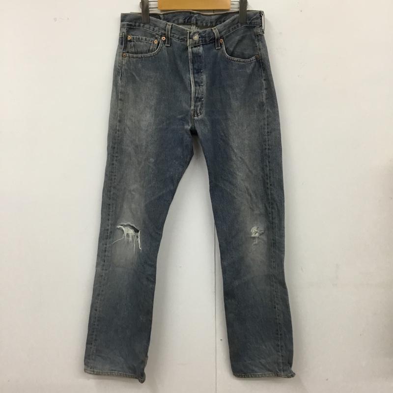 リーバイス Levi s パンツ デニム、ジーンズ 501 6182 W34 L32 USA製 34インチ 無地 青 / ブルー /  メンズ USED 古着 中古 10116130