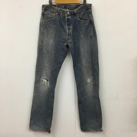 リーバイス Levi s パンツ デニム、ジーンズ 501 6182 W34 L32 USA製 34インチ 無地 青 / ブルー /  メンズ USED 古着 中古 10116130