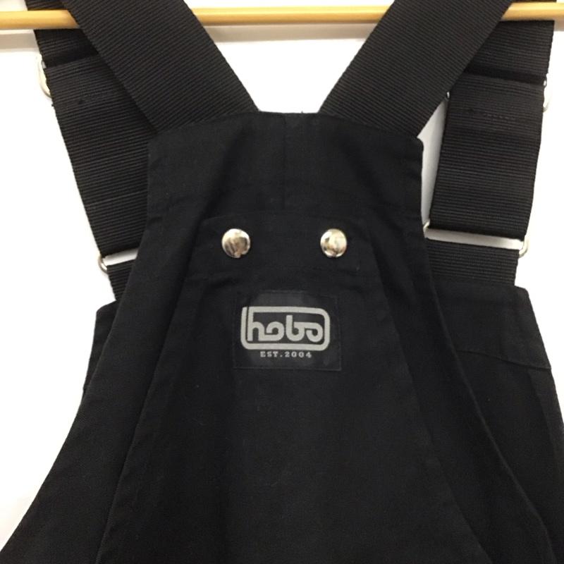 ホーボー hobo ベスト ベスト ノースリーブベスト 前ボタン ロゴ、文字 黒 / ブラック /  メンズ USED 古着 中古 10138927