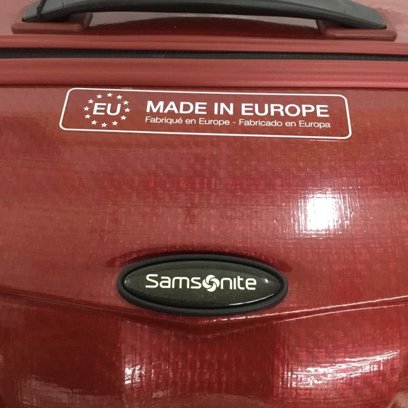 サムソナイト Samsonite スーツケース、トランク スーツケース、トランク V22304 Cosmolite コスモライト 94L 箱有 無地 赤 / レッド /  メンズ USED 古着 中古 10132586