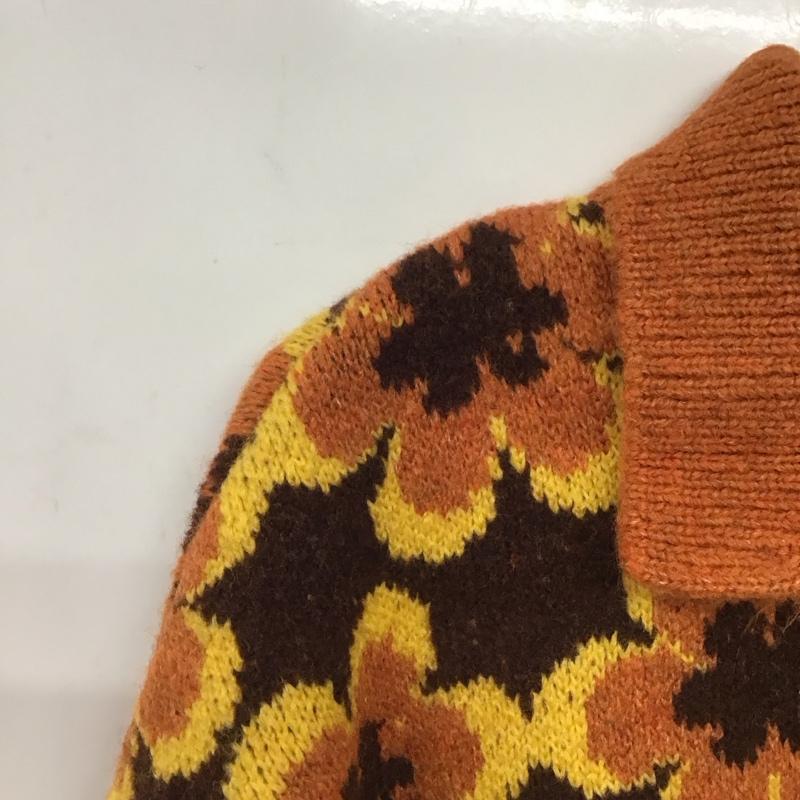 ザラ ZARA カーディガン 長袖 長袖カーディガン 前ボタン ニットカーディガン M 総柄 マルチカラー / マルチカラー /  レディース USED 古着 中古 10145130