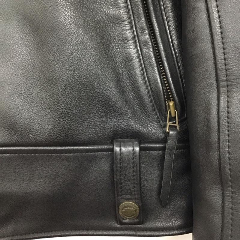 ハーレーダビッドソン Harley-Davidson ジャケット、上着 ジャケット、ブレザー レザージャケット ジップアップジャケット アウター ライダースジャケット M ロゴ、文字 黒 / ブラック /  メンズ USED 古着 中古 10137529