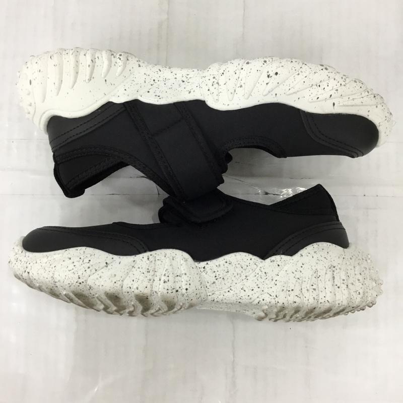 ザラ ZARA スニーカー スニーカー 5820 910 040 ストラップ ローカット EU37 無地 黒 / ブラック /  レディース USED 古着 中古 10109919