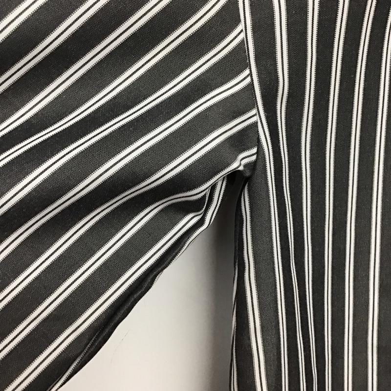 サマンサモスモス Samansa Mos2 ワンピース ロングスカート 長袖シャツワンピース ロングワンピース ストライプ FREE ストライプ 灰 / グレー /  レディース USED 古着 中古 10142073