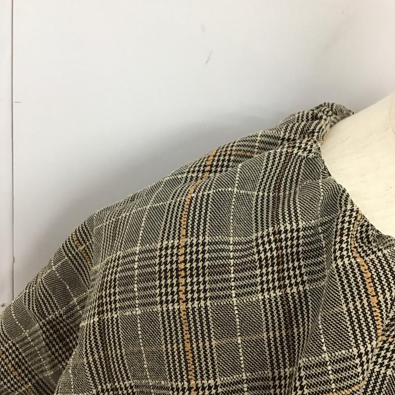 ジーナシス JEANASIS シャツ、ブラウス 長袖 FREE チェック マルチカラー / マルチカラー /  レディース USED 古着 中古 10128441