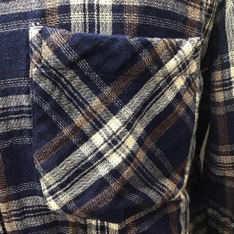 ザラ ZARA シャツ、ブラウス 長袖 長袖シャツ チェックシャツ カラーシャツ 長袖カットソー S チェック マルチカラー / マルチカラー /  メンズ USED 古着 中古 10113567