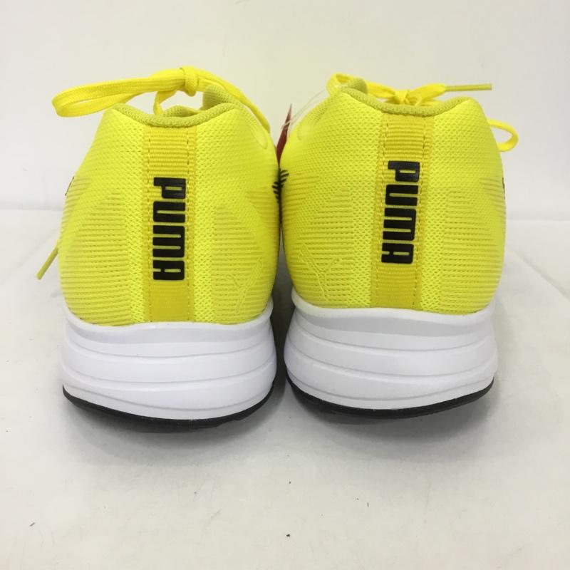 プーマ PUMA スニーカー スニーカー 192762 03 スピード ライト 2 ランニングシューズ 28cm 28.0cm ロゴ、文字 黄 / イエロー / X 黒 / ブラック /  メンズ USED 古着 中古 10136523