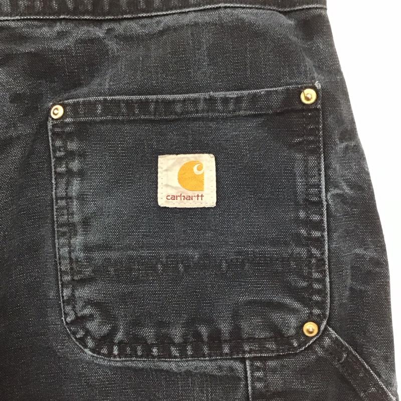 カーハート Carhartt パンツ ワークパンツ、ペインターパンツ ワークパンツ ストレートパンツ カーゴパンツ 30インチ 無地 紺 / ネイビー /  メンズ USED 古着 中古 10144177