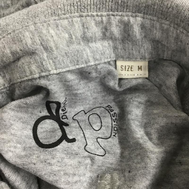 ディーゼル DIESEL カットソー 半袖 半袖カットソー ポロシャツ プリントTシャツ M プリント 灰 / グレー /  メンズ USED 古着 中古 10105577