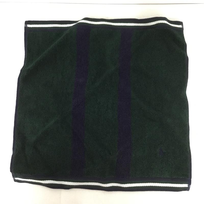ラルフローレン RALPHLAUREN ファッション小物 ファッション小物 5173-350070-49 ウォッシュタオル 2枚セット ワンポイント 赤 / レッド / X 緑 / グリーン / X 紺 / ネイビー /  メンズ USED 古着 中古 10150192