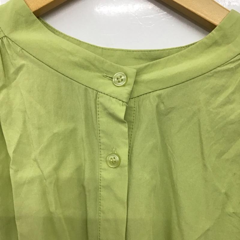 ローリーズファーム LOWRYS FARM シャツ、ブラウス 長袖 FREE 無地 薄緑 / ライトグリーン /  レディース USED 古着 中古 10151208