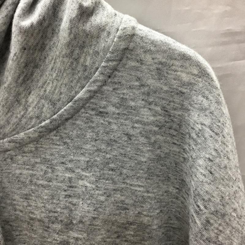 ユニクロ UNIQLO パーカー 長袖 341-414352 エアリズムUVカットフルジップパーカ タグ付き 4XL 無地 灰 / グレー /  メンズ USED 古着 中古 10118978