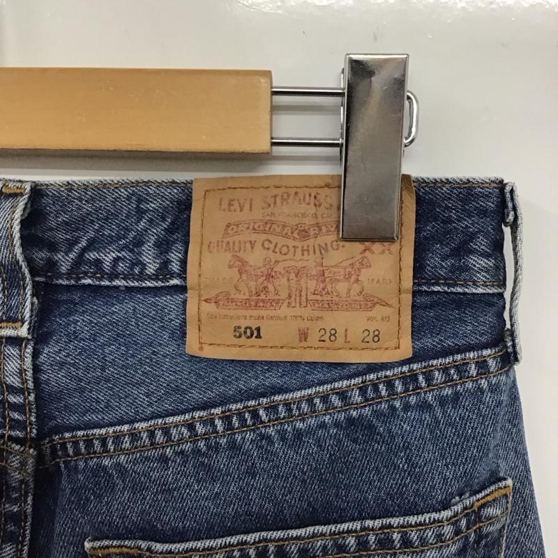 リーバイス Levi s パンツ デニム、ジーンズ 2001年 メキシコ製 501 28インチ 無地 水色 / ライトブルー /  レディース USED 古着 中古 10142776