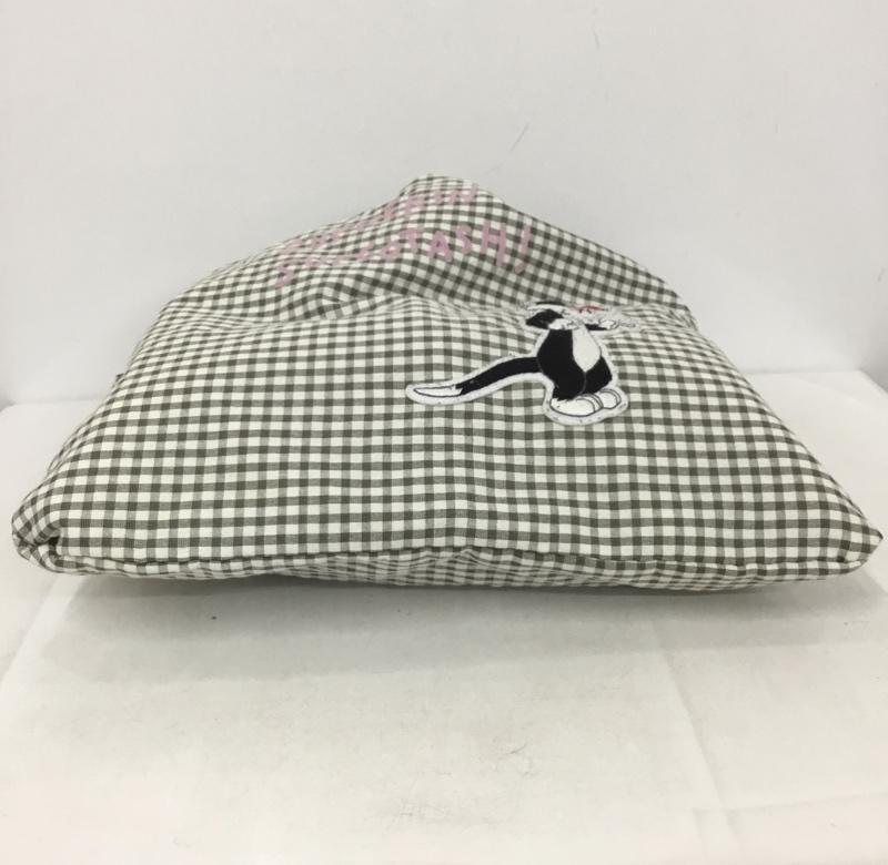 アコモデ ACCOMMODE トートバッグ トートバッグ LOONEY TUNES ギンガムチェック 巾着 キャラクター カーキ / カーキ /  レディース USED 古着 中古 10140620