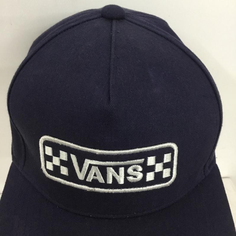 スタンダード カリフォルニア STANDARD CALIFORNIA 帽子 キャップ VANS Checker Logo Twill Cap VANS-17AW-CAP ロゴ、文字 紺 / ネイビー /  メンズ USED 古着 中古 10130417