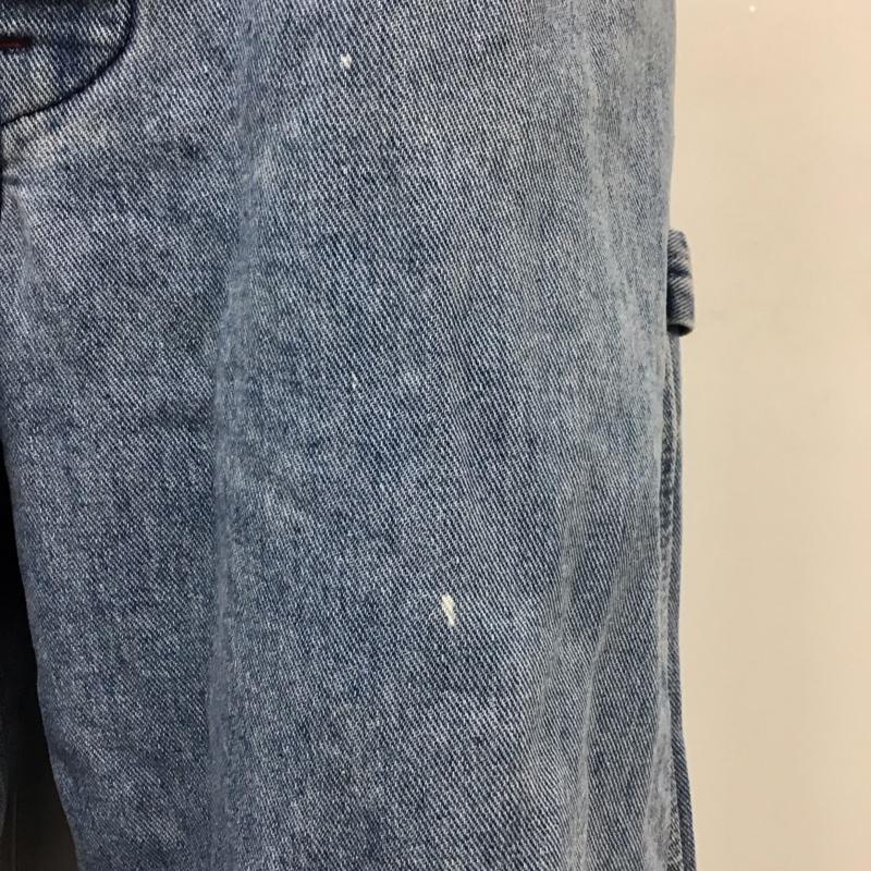 ディッキーズ Dickies サロペット・オーバーオール サロペット、オーバーオール デニム オーバーオール 32 × 32 ロゴ、文字 青 / ブルー /  メンズ USED 古着 中古 10112923