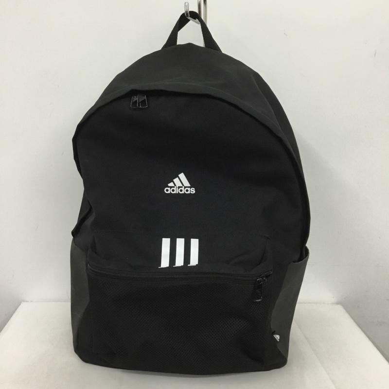 アディダス adidas リュックサック、デイパック リュックサック、デイバッグ CLSC BOS 3S BP クラシック バッジ オブ スポーツ スリーストライプス バックパック ロゴ、文字 黒 / ブラック /  メンズ USED 古着 中古 10149826