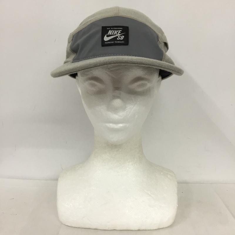 ナイキエスビー NIKE SB 帽子 キャップ 729511-050 エヴァレットポケット 5パネル キャップ ロゴ、文字 灰 / グレー /  メンズ USED 古着 中古 10136308
