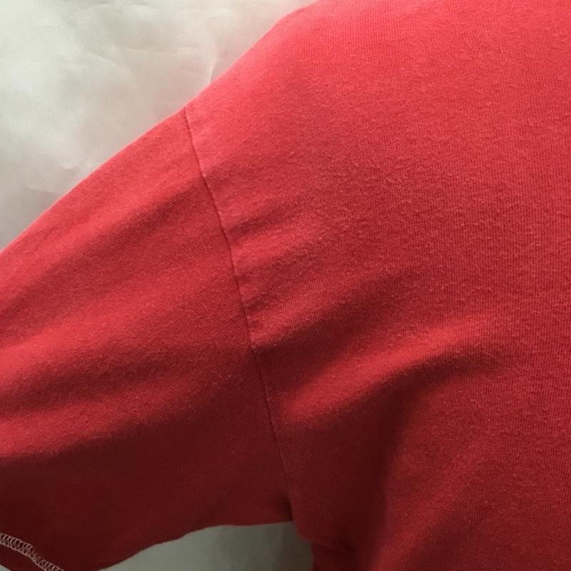 ナイキ NIKE Tシャツ 半袖 クルーネック プリント M ロゴ、文字 えんじ / ワインレッド /  メンズ USED 古着 中古 10121011