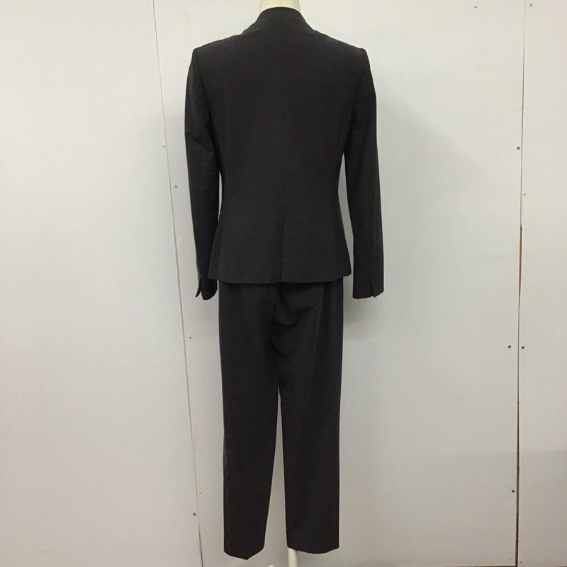 ユナイテッドアローズグリーンレーベルリラクシング UNITED ARROWS green label relaxing セットアップ セットアップ セットアップ 長袖ジャケット スラックスパンツ 2点セット 38 無地 ダークグレー / ダークグレー /  レディース USED 古着 中古 10149701