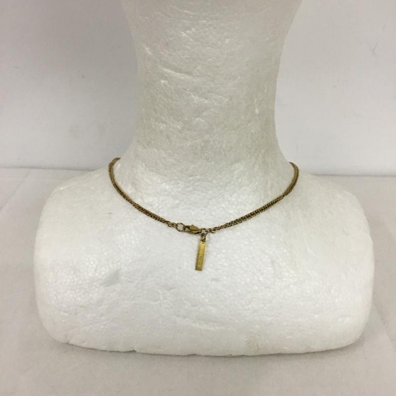 ポリス POLICE アクセサリー ネックレス、ペンダント 箱有 ロゴ、文字 金 / ゴールド / X 黒 / ブラック /  メンズ USED 古着 中古 10143647
