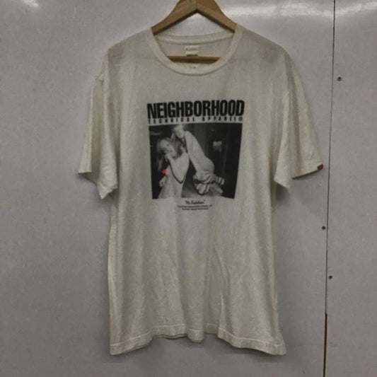 ネイバーフッド NEIGHBORHOOD Tシャツ 半袖 半袖カットソー プリントTシャツ クルーネックカットソー 4 プリント 白 / ホワイト /  メンズ USED 古着 中古 10132675