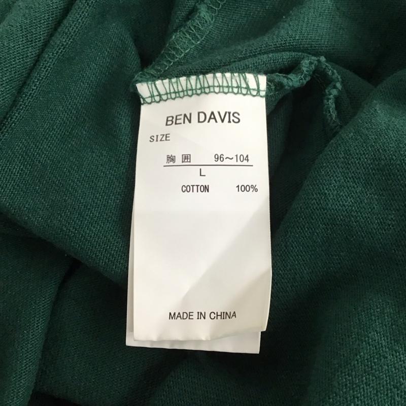 ベンデイビス BEN DAVIS Tシャツ 半袖 C-2580027 CollegeLogoUHS/STee ビッグシルエットオーバーサイズ プリントTシャツ L ロゴ、文字 緑 / グリーン /  メンズ USED 古着 中古 10110734