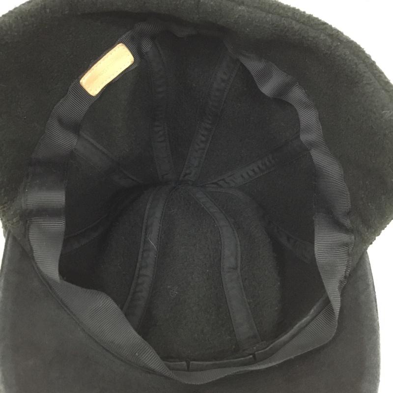 エンダースキーマ Hender Scheme 帽子 キャップ fleece ear cap フリース 耳当て 無地 黒 / ブラック /  メンズ USED 古着 中古 10144358