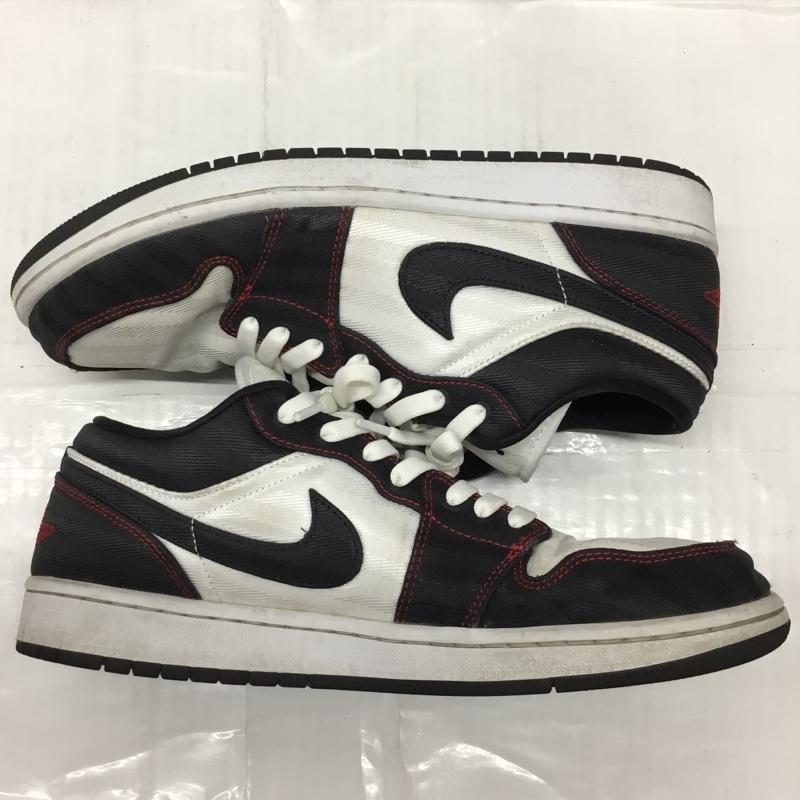 ナイキ NIKE スニーカー スニーカー DD9337-106 WMNS AIR JORDAN 1 LOW SE UTL 28.5cm 28.5cm ロゴ、文字 白 / ホワイト / X 黒 / ブラック / X 赤 / レッド /  メンズ USED 古着 中古 10109383