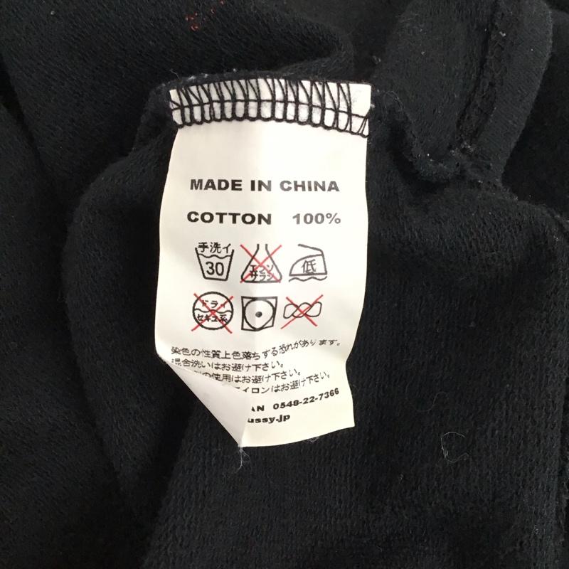 ステューシー STUSSY Tシャツ 半袖 半袖カットソー プリントTシャツ クルーネックカットソー S ロゴ、文字 黒 / ブラック /  メンズ USED 古着 中古 10130574