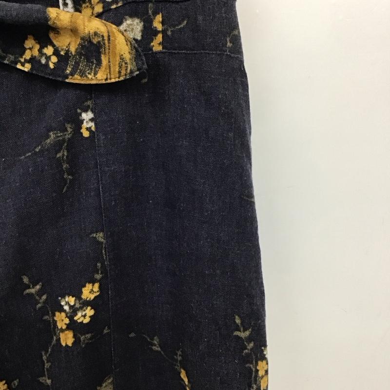 レプシィム LEPSIM パンツ スラックス L 総柄 紺 / ネイビー /  レディース USED 古着 中古 10131922
