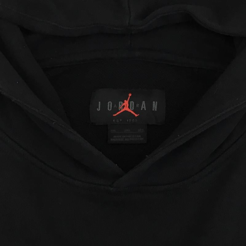 ジョーダンブランド JORDAN BRAND パーカー 長袖 DM1411-010 4L ロゴ、文字 黒 / ブラック /  メンズ USED 古着 中古 10141532