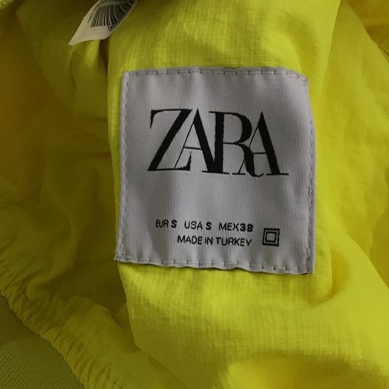 ザラ ZARA ジャケット、上着 ジャンパー、ブルゾン ジップアップジャケット ナイロンジャケット アウター S 無地 黄 / イエロー /  メンズ USED 古着 中古 10138544