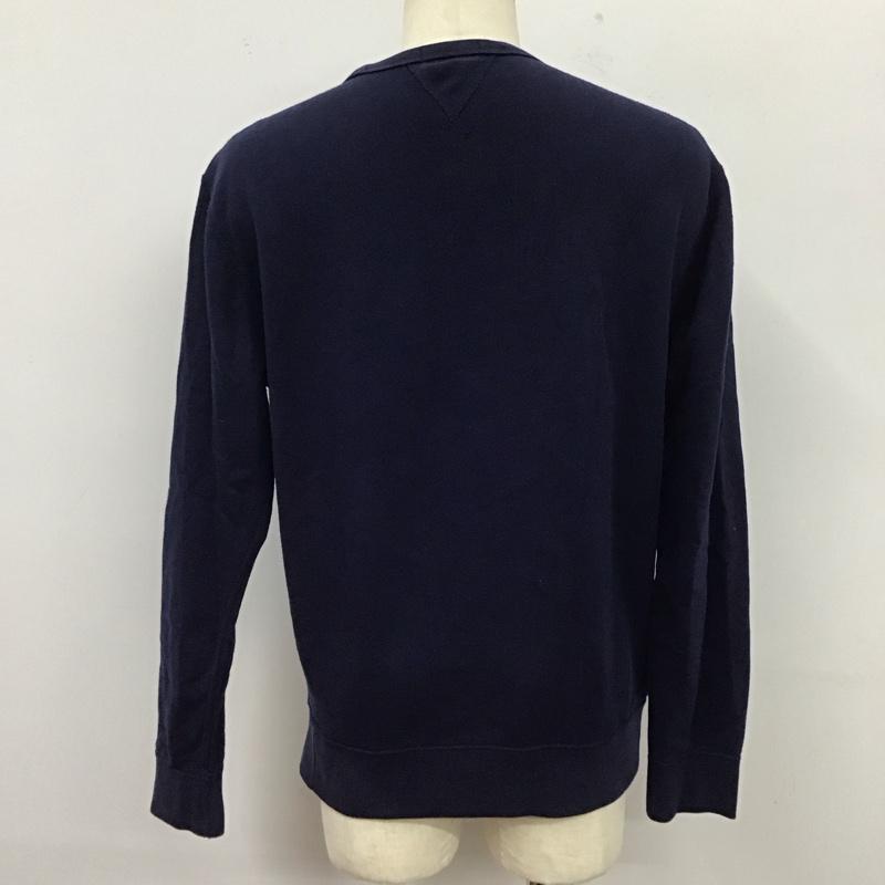 ポロラルフローレン POLO RALPH LAUREN トレーナー 長袖 ポロベア M プリント 紺 / ネイビー /  メンズ USED 古着 中古 10123338