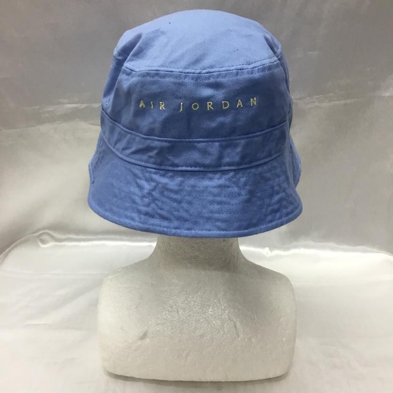 エアジョーダン AIR JORDAN 帽子 ハット DX6483-496 UNION バケットハット ロゴ、文字 水色 / ライトブルー /  メンズ USED 古着 中古 10109167