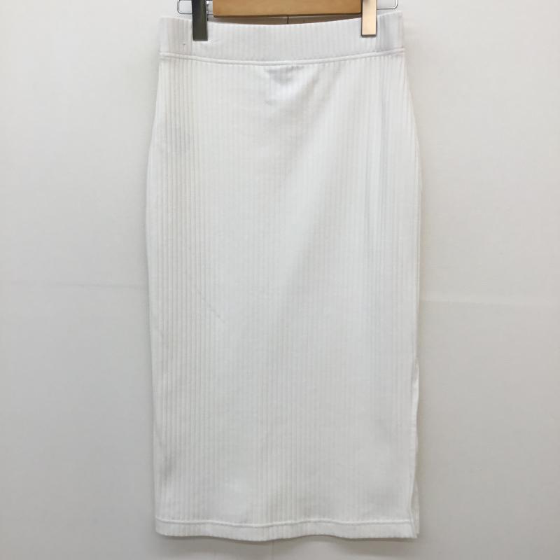 ナイキ NIKE スカート ロングスカート DV7957-133 RIB JRSY SKIRT SAIL S ロゴ、文字 白 / ホワイト /  レディース USED 古着 中古 10143896