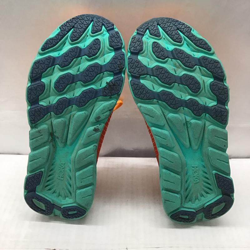 ホカオネオネ HOKA ONEONE スニーカー スニーカー 1119395 RINCON3 25.5cm 25.5cm ロゴ、文字 橙 / オレンジ / X 緑 / グリーン /  メンズ USED 古着 中古 10121621