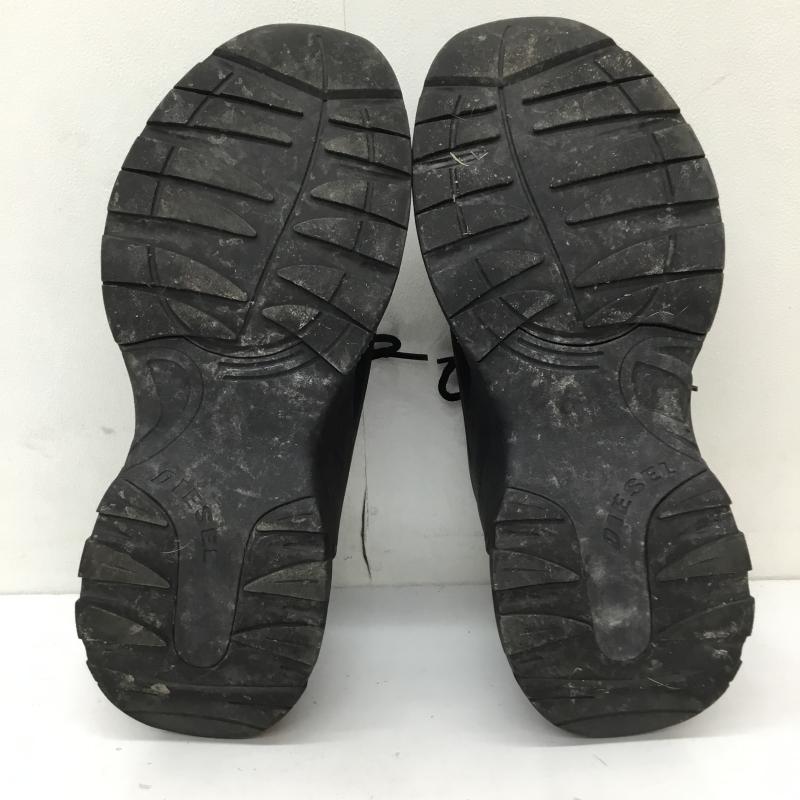 ディーゼル DIESEL スニーカー スニーカー S25-10-CHP 26.5cm 無地 黒 / ブラック /  メンズ USED 古着 中古 10133945
