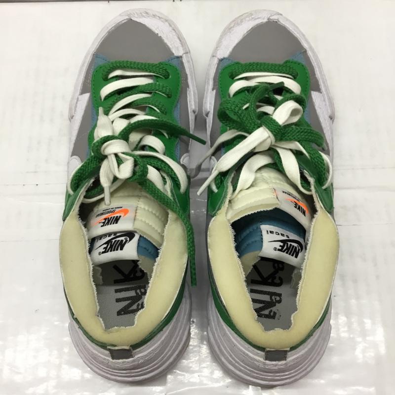 ナイキ NIKE スニーカー スニーカー DD1877 001 BLAZER LOW SACAI 27.5cm 箱有 27.5cm ロゴ、文字 白 / ホワイト / X 灰 / グレー / X 緑 / グリーン /  メンズ USED 古着 中古 10110573