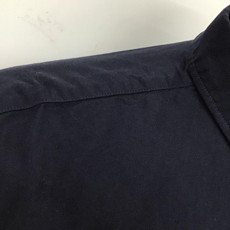 チャオパニック CIAOPANIC シャツ、ブラウス 長袖 長袖シャツ カラーシャツ ポケットシャツ 長袖カットソー L 無地 紺 / ネイビー /  メンズ USED 古着 中古 10114701