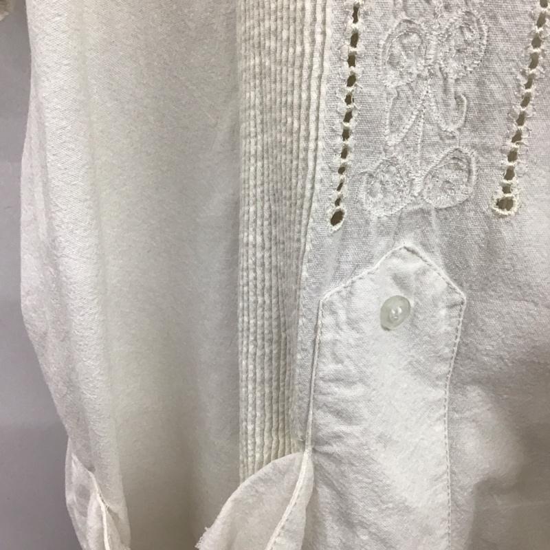 古着 USED シャツ、ブラウス 半袖 半袖シャツ カラーシャツ 半袖カットソー 古着 ヴィンテージ 無地 白 / ホワイト /  メンズ USED 古着 中古 10107024