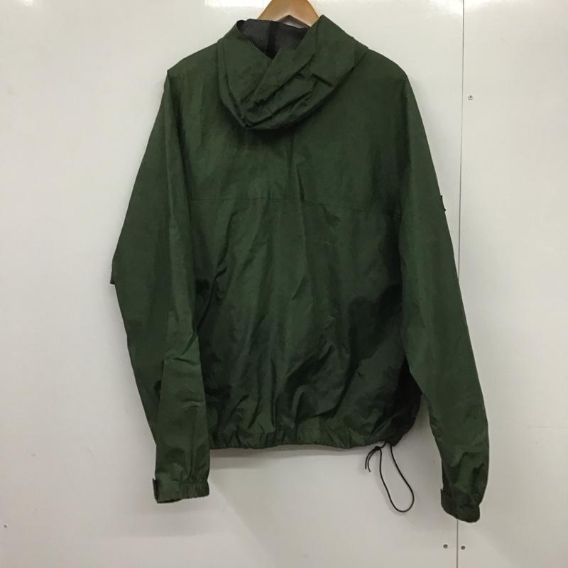 古着 USED ジャケット、上着 ジャケット、ブレザー ジップアップジャケット ナイロンジャケット アウター プルオーバー L ロゴ、文字 カーキ / カーキ /  メンズ USED 古着 中古 10146217
