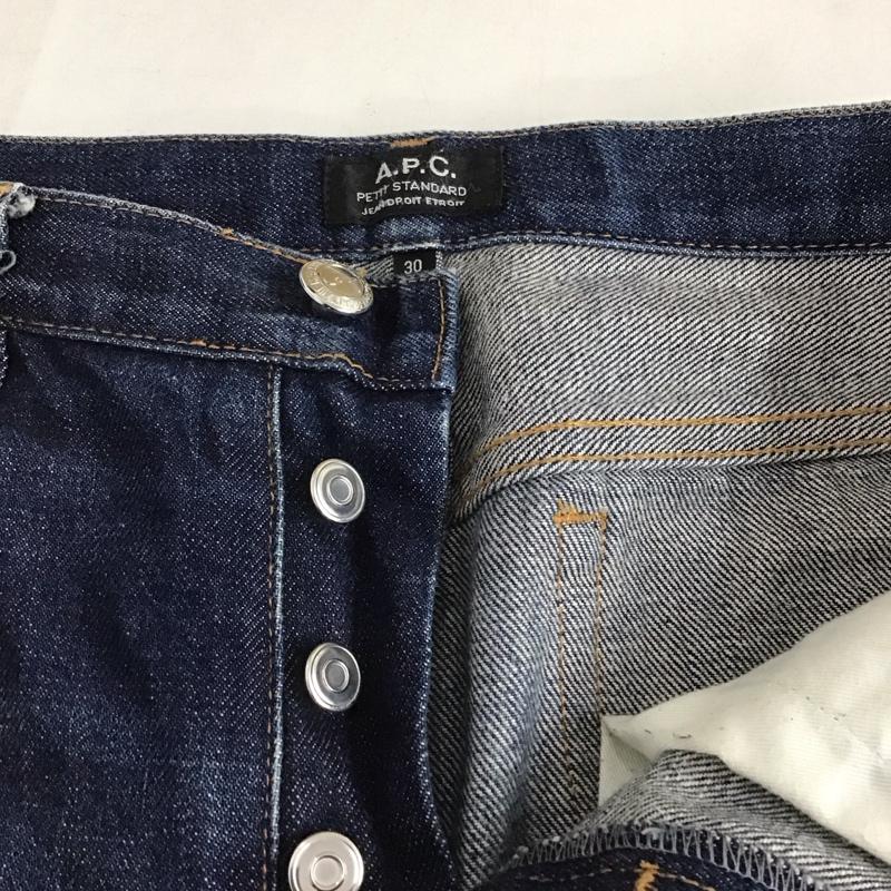 アーペーセー A.P.C. パンツ デニム、ジーンズ デニムパンツ スリムパンツ カジュアルパンツ 30インチ 無地 インディゴ / インディゴ /  メンズ USED 古着 中古 10150271