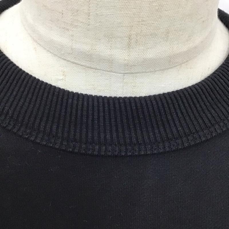 ディーゼル DIESEL カットソー 半袖 半袖カットソー プリントTシャツ クルーネックカットソー JUNINAGAWA L ロゴ、文字 黒 / ブラック /  メンズ USED 古着 中古 10120354