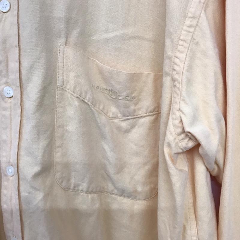 ガント GANT シャツ、ブラウス 長袖 長袖シャツ 無地シャツ カラーシャツ ボタンダウンシャツ 90s ポルトガル製 L 無地 橙 / オレンジ /  メンズ USED 古着 中古 10140515