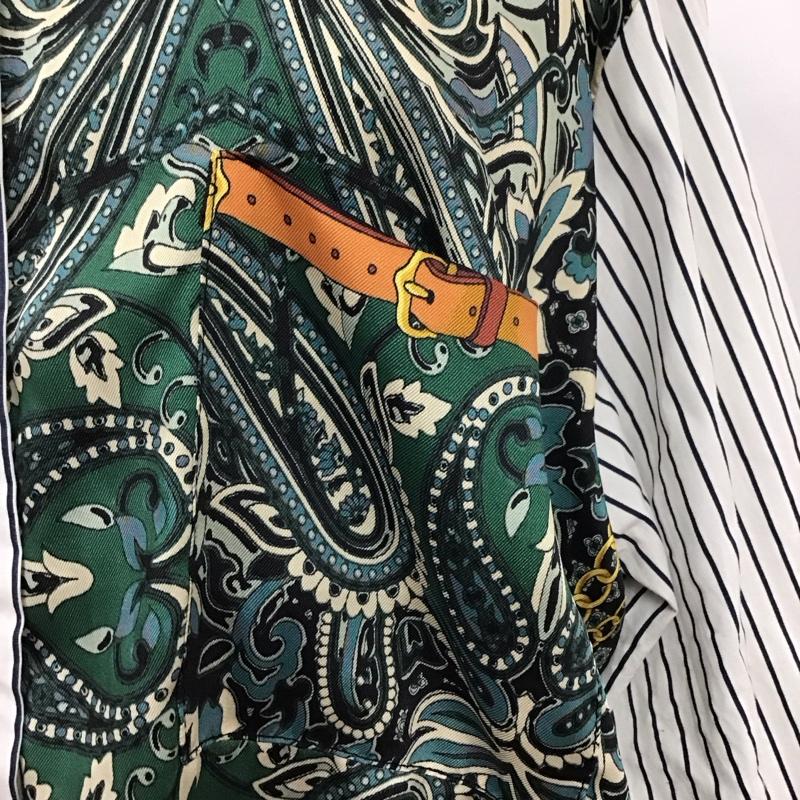 ザラウーマン ZARA WOMAN シャツ、ブラウス 長袖 8321 756 250 ストライプ M  マルチカラー / マルチカラー /  レディース USED 古着 中古 10120609