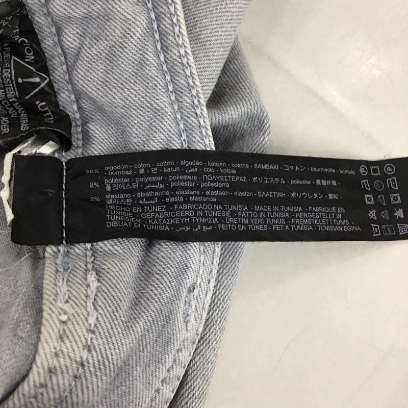 ザラ ZARA パンツ デニム、ジーンズ 36 無地 灰 / グレー /  レディース USED 古着 中古 10150525