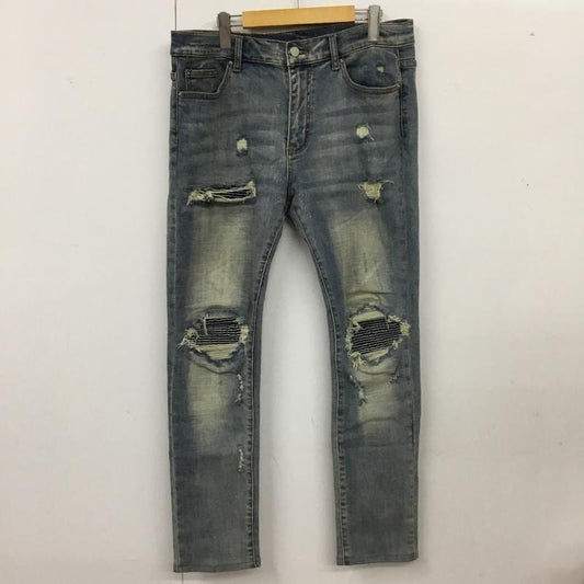 ミニマル mnml パンツ デニム、ジーンズ デニムパンツ スリムパンツ ストレッチパンツ ジーンズ 34 無地 インディゴ / インディゴ /  メンズ USED 古着 中古 10120477