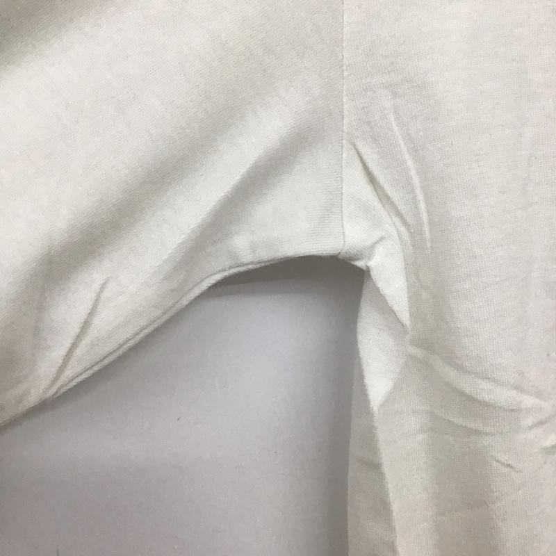 シャンブルズ Shambles カットソー 長袖 長袖カットソー プリントカットソー クルーネック ナンバーナイン S 無地 白 / ホワイト /  メンズ USED 古着 中古 10137044